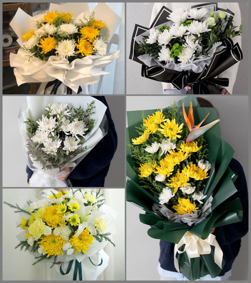 贵州黔南州龙里县龙山镇朵花村白事花束代送